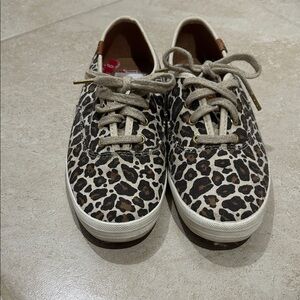 Keds Animal Print Lace-Up Sneakers